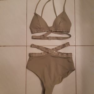 Teensy- Weensy Sage Green Bikini